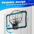 thumbnail image 3 of Pro Basketball Hoop with LED Lights, Indoor  Basketball Set for Kids 8-12, Portable Over-the-Door Basketball Game, 3 of 5
