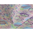 thumbnail image 4 of Ambesonne Blue Pink Quilted Bedspread Set 3 Pcs, Vintage Landmarks, King Size, Pale Pink and Pale Blue, 4 of 5