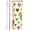 Colorful Heart, variant on Blue Tropical Butterfly Flower Tumbler with Straw and Lid, 20 OZ Reusable Stainless Steel Vacuum Insulated Tumbler Water Cup for Coffee, Tea, Beverages, Travel Tumbler for Car