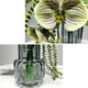 thumbnail image 4 of Simulación de arreglo verde for sala de estar, mesa de comedor, mesa de centro, centros de mesa, ramo de flores artificiales de lujo, florero de vidrio, 4 of 7