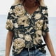 thumbnail image 1 of Camiseta Vintage con estampado 3D de calavera para mujer, blusas con cuello en V, Jersey informal de manga corta, Tops de gran tamaño, ropa Harajuku, camisetas de verano, 1 of 4