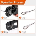 thumbnail image 4 of Cable de alambre Swager iCrimp IWS-1608M y CWR-60 con cortador, 375 piezas, 4 of 8