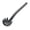Charcoal Gray, variant on Silicone Pasta Fork Spoon, Food Grade BPA Free Spaghetti Server, High Heat Resistant Noodle Strainer Spoon for Non-Stick Cookware, Blue Kitchen Cooking Utensil