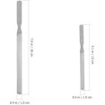 thumbnail image 3 of Diamond Kits Stainless Steel Nail File Polisher: 4pcs Double Side Nail File Metal File Buffer Fingernails Toenails Manicure Files for Salon Home Buffer Block Nail File, 3 of 5