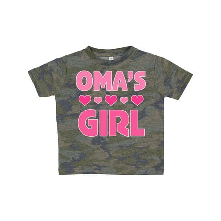 

Inktastic Oma s Girl Heart Gift Toddler Toddler Girl T-Shirt