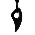 thumbnail image 1 of Collier Pendentif en Forme de Dent de Loup en Acier Inoxydable Tressé Réglable pour Hommes Femmes, 1 of 7