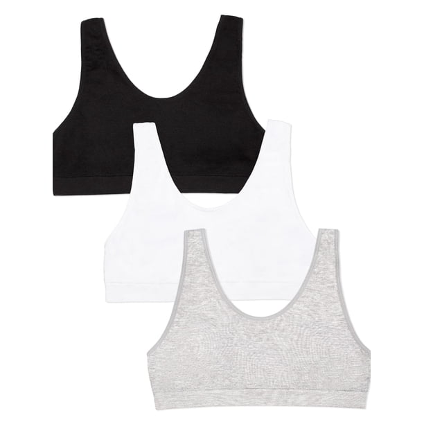 Sostén Deportivo Fruit of the Loom para Niñas Grandes, Sin Costuras, Talla S