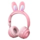 thumbnail image 2 of Auriculares inalámbricos Macarena estéreo 360 grados luz RGB con Micrófono Rosado, 2 of 8