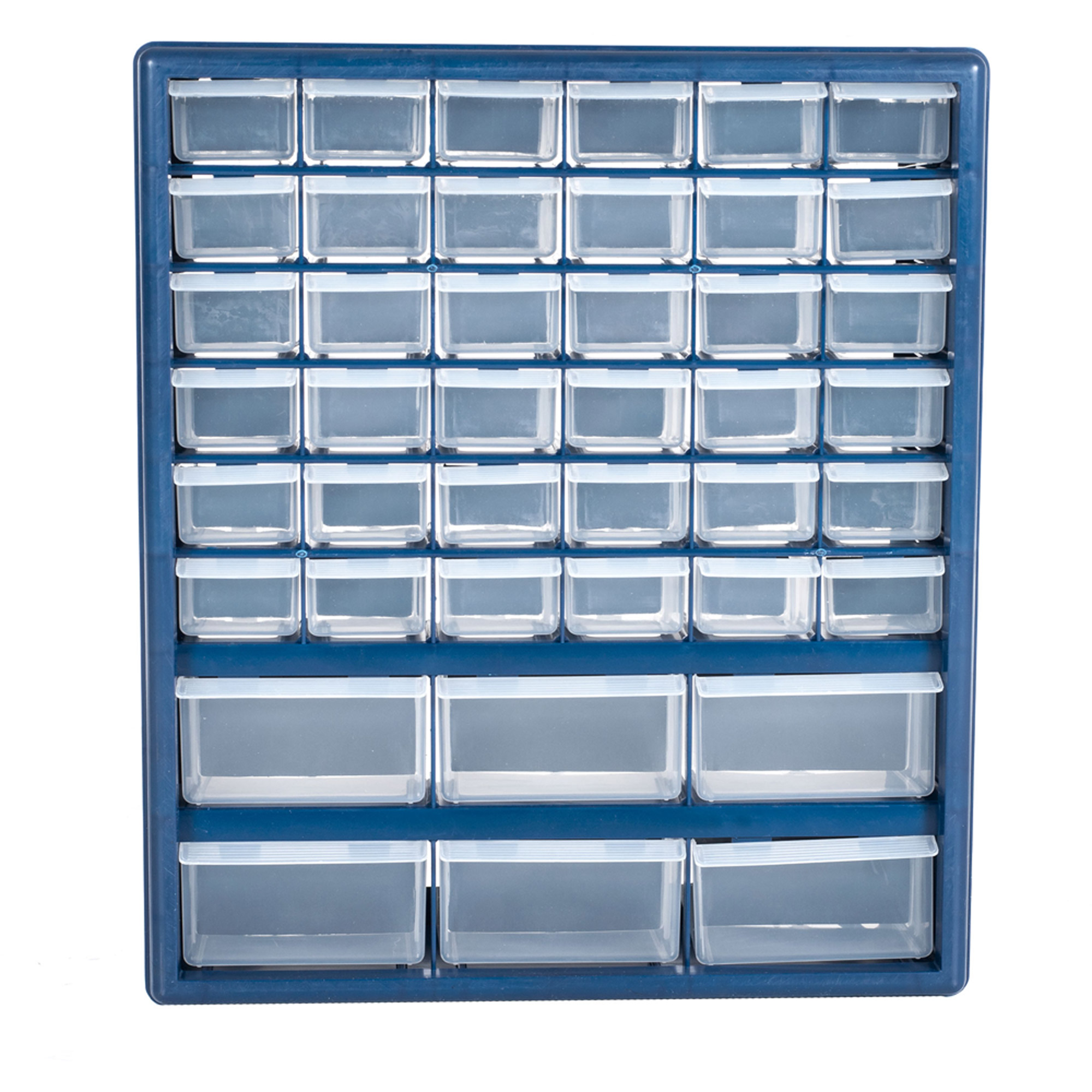 Buy Stalwart Plastic Storage Drawers with 42 Compartments, Blue Online