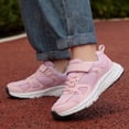 thumbnail image 3 of Kids Tennis Sneakers for Boys Girls, Breathable Mesh Hook and Loop Lightweight Athletic Shoes, 3 of 8