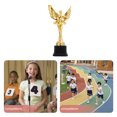 thumbnail image 3 of GOOHOCHY Ballet Dance Trophy Plastic Dance Trophy Ornament Match de baile Modelo de trofeo, 3 of 8