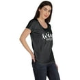 thumbnail image 2 of Inkmeso Scoop Neck Wine Not Funny Typographic Casual Cotton Tee Tops For Women, 2 of 9