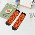 thumbnail image 7 of Naloa Christmas With Gold Snowflakes Ankle Socks for Women Non Slip Socks No Show Socks Classic Low Cut Casual Socks Casual Socks, 7 of 7