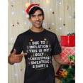thumbnail image 5 of Tstars Due to inflation this is my ugly Christmas T-Shirt 5X-Large Black, 5 of 5