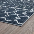 thumbnail image 5 of Bliss Rugs Moroccan Contemporary Geometric Diamond Area Rug, Indoor Rugs for Living Room, Dining Room, Bedroom | Blue, 5' x 7' (5'3''x7'3''), 5 of 8