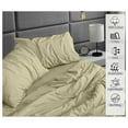 thumbnail image 3 of TiaGOC 100% Cotton Sheets for Size Bed - Crispy Cooling Percale Sheets - Breathable & Durable Sheet Set - Deep Pocket 16 Inches (Fits up to 18") - Sage Green - 3 Pieces, 3 of 7