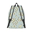 thumbnail image 2 of Lsque Bees Pattern Canvas Daypack, Durable Backpack, High-quality Versatile Backpack,Vintage Compact Backpack-Small, 2 of 6