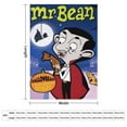 Mr_Bean Blanket Warm Lovely Comfortable For Kids Womens Mens Family