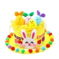 thumbnail image 3 of Kit de materiales para hacer gorros de Pascua para niños: manualidades de Pascua para proyectos de arte infantil Amarillo, 3 of 9