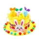 thumbnail image 3 of Juego de gorro de Pascua para niños, manualidades de tela hechas a mano, suministros para jardín de infantes Amarillo, 3 of 9