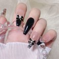 thumbnail image 3 of Adornos para uñas 3D con forma de lazo, 30 piezas de gemas de perlas con forma de lazo para decoración de uñas, tachuelas de aleación de metal para manualidades con joyas y teléfonos móviles, 3 of 6