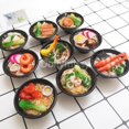 thumbnail image 2 of 2 piezas de comida en miniatura para casa de muñecas a escala 1:6, fideos de marisco japoneses, comida de cocina de simulación para Blyth, Barbies, Bjd, accesorios para muñecas 1/6, 2 of 5