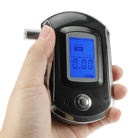 Digital Breath Tester Breath Content Test Meter Blowing Breathalyzer ...