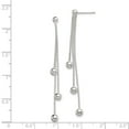 thumbnail image 2 of White Sterling Silver Earring Drop & Dangle Women'S 57 mm 4, 2 of 2