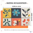 thumbnail image 6 of Yayeee Doormat for Indoor Entrance 32" x 20" Non Slippery Floor Rug, Floral Patterns, 6 of 8