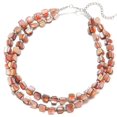 thumbnail image 1 of GHSDFBB Boho Layered Shell Beaded Necklaces Handmade Colored Bead Short Necklace Holiday Style Costume Jewelry for Women, 1 of 6