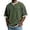 A78-Army Green, variant on Kalauyu Men's Short Sleeve Waffle KHalf Zip Tees Casual Color Block Trim with Zipper Pocket Tunic Tops Breathable Summer Basic Tops