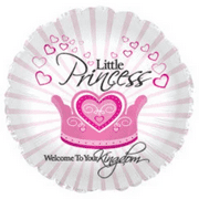 18″ LITTLE PRINCESS KINGDOM Balloon • Party Supplies Decorations Foil Mylar Balloon