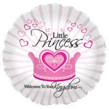 18″ LITTLE PRINCESS KINGDOM Balloon • Party Supplies Decorations Foil Mylar Balloon