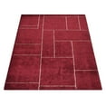 thumbnail image 6 of Rugsotic Carpets Handmade Rugs Hand Knotted Loom Rectangle 6'x9' Red Beige Silk for Indoor Use, 6 of 9