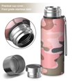 thumbnail image 2 of Camouflage 20oz Stainless Steel Thermal Bottle with Tea Filter and Cup Lid, Vacuum Insulated Coffee Mug with 316L Inner Liner, Leakproof Travel Thermos for Office, Commute & Outdoor, 2 of 6
