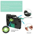 thumbnail image 2 of GREENCYCLE 8PK Compatible for Brother P-touch Black on Green 12mm TZ TZe TZe-731 TZ-731 TZe731 TZ731 Laminated Label Tape, 2 of 7