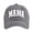 #02Gray, variant on Funny Dad Mom Mini Matching Family Hat, Adjustable Embroidered Parent-Child Baseball Cap Blue One Size