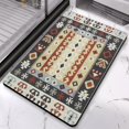 thumbnail image 2 of Boho Bathroom Rug, Aztec Design, Non-Slip, 20x32 inch - Luxuriously Soft, Absorbent Bath Mat - Ideal for Bathroom, Kitchen, Entryway, Western Decor, 2 of 5