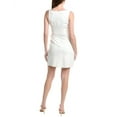 thumbnail image 2 of Adrianna Papell womens  Asymmetrical Bow Sheath Dress, 12, White, 2 of 3