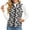Black Cow Print, variant on Women Quilted Vest Sleeveless Gilet Stand Collar Jacket M, Sleeveless Warm Jacket, Stand Collar, with 2 Pockets, Easy Care, Casual Gilet, Everyday Wear, Starry Night & Cat