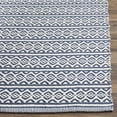 thumbnail image 3 of SAFAVIEH Montauk Randall Geometric Striped Cotton Area Rug, Ivory/Navy, 10' x 14', 3 of 7