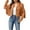 Orange, variant on BOOMILK Women Fringe Faux Suede Leather Jacket Trendy Solid Color Tassel Motorcycle Cropped Jackets Orange