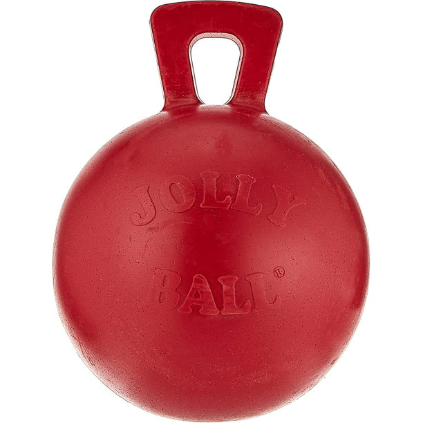 10″ Jolly Ball Horse Toy, Red