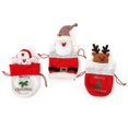 thumbnail image 1 of 3pcs Christmas Decorations Candy Bag Knit Dolls Fabric Gift Bags Party Favor, 1 of 5