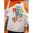 thumbnail image 3 of Nuevas sudaderas con estampado gráfico de dibujos animados para hombre, ropa de calle, ropa de hip hop, sudaderas casuales con capucha de polar, sudaderas con capucha de gran tamaño Y2K, 3 of 5