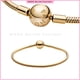 thumbnail image 3 of Charms Fit Pandora Jewelry Momentos Smooth Chain Cadena de serpiente Rose Gold Series 925 Pulsera de plata esterlina Joyería de bricolaje Joya Pulsera con brazo redondo Día de las madres Summer, 3 of 3