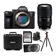 Sony Alpha a7 III Mirrorless Digital Camera with 28-75mm Lens and 64GB SD Bundle