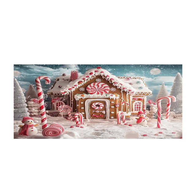 Christmas Personality Garage Banner Candy