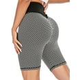 thumbnail image 3 of Women Athletic Active Yoga Short Shorts Booty Shorts Mini Hot Pants Sport Leggings Quick Dry Activewear Workout Sweat Running Shorts with pockets, 3 of 7