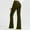 Army Green, variant on Ynynloco High Waisted Flare Leggings for Women Bootcut Yoga Pants Basic/Side Pockets Butt Lifting Workout Yoga Wide Leg Pants